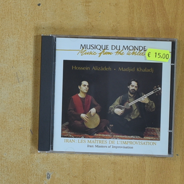 HOSSEIN ALIZADEH / MADJID KHALADJ - IRAN LES MAITRES DE L IMPROVISATION - CD