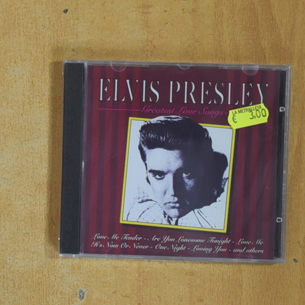 ELVIS PRESLEY - GREATEST LOVE SONGS - CD