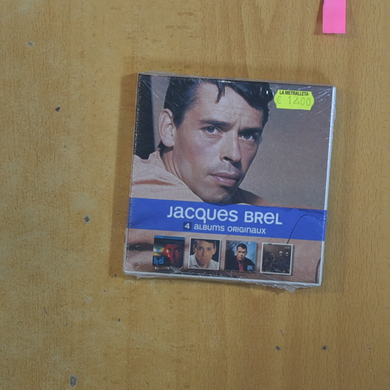 JACQUES BREL - 4 ALBUMS ORIGINAUX - CD