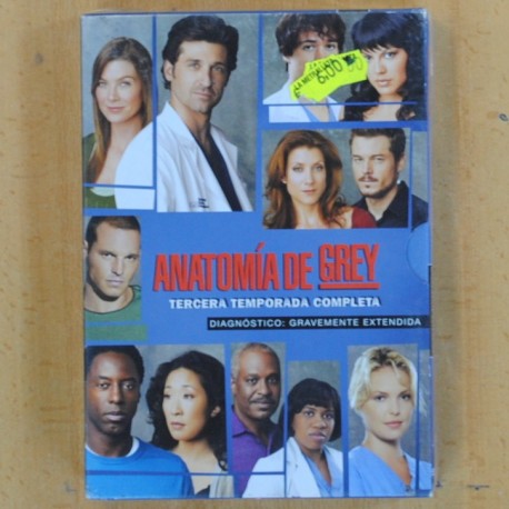 ANATOMIA DE GREY - TERCERA TEMPORADA - DVD