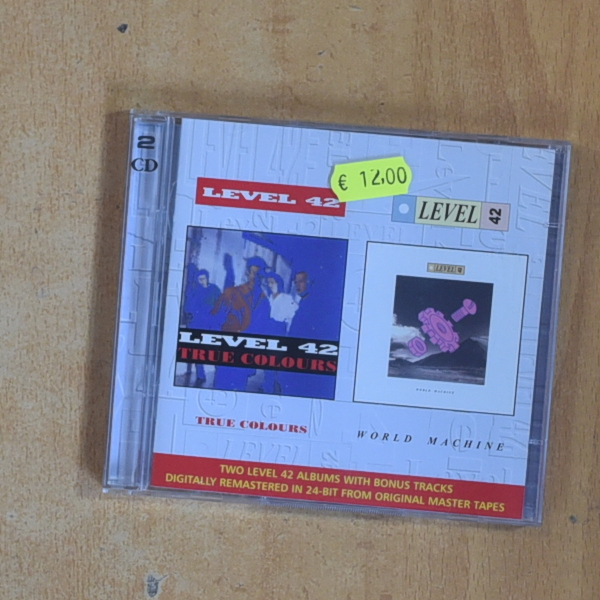LEVEL 42 - TRUE COLOURS / WORLD MACHINE - CD
