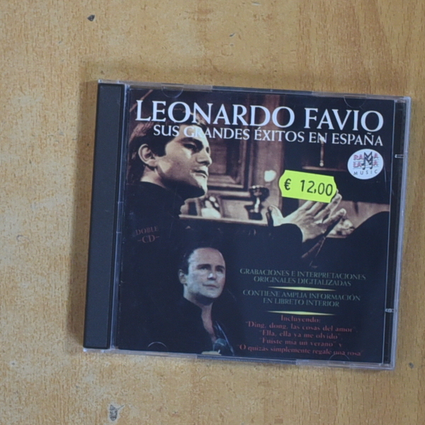 LEONARDO FAVIO - SUS GRANDES EXITOS EN ESPAÑA - CD