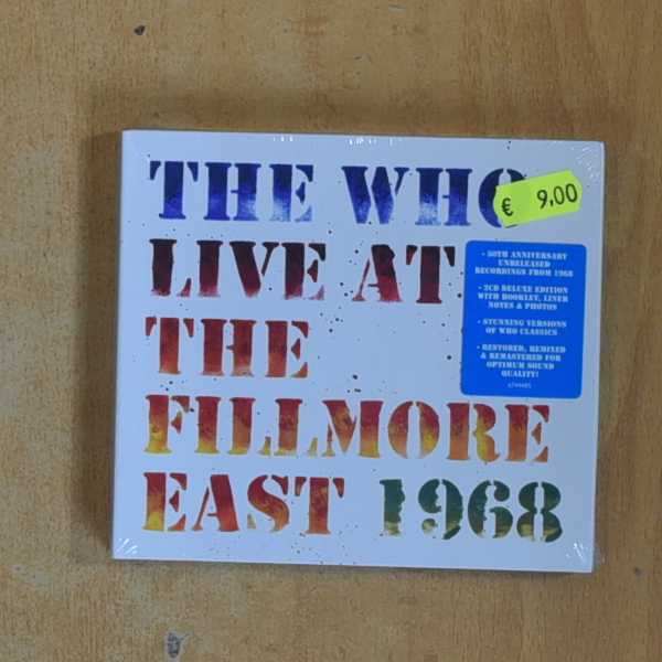 [427128] THE WHO - LIVE AT THE FILLMORE EAST 1968 - CD