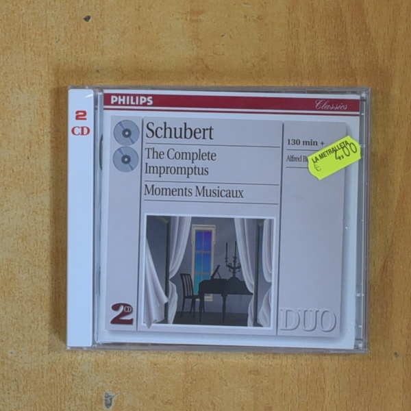 SCHUBERT - THE COMPLETE IMPROMPTUS - CD