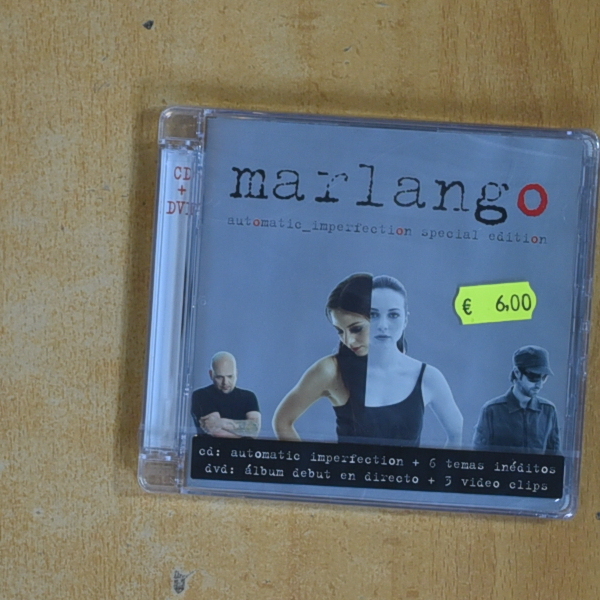 MARLANGO - AUTOMATIC IMPERFECTION SPECIAL EDITION - CD