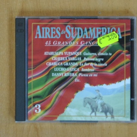 [268741] VARIOS - AIRES DE SUDAMERICA 45 GRANDES CANCIONES - 2 CD