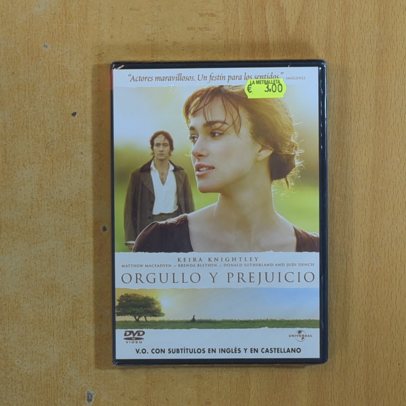 ORGULLO Y PREJUICIO - DVD