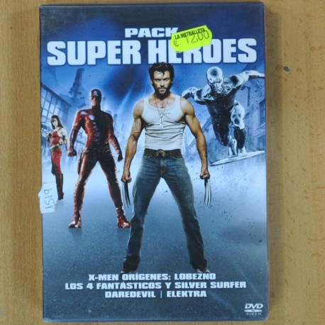 [269000] X MEN ORIGENES LOBEZNO / LOS 4 FANTASTICOS Y SILVER SURFER / DAREDEVIL / ELEKTRA - DVD