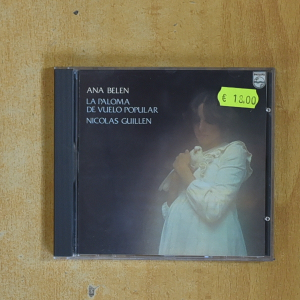 [427932] ANA BELEN - LA PALOMA DE VUELO POPULAR NICOLAS GUILLEN - CD