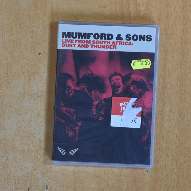 MUMFORD & SONS LIVE FROM SOUTH AFRICA DUST AND THUNDER - DVD
