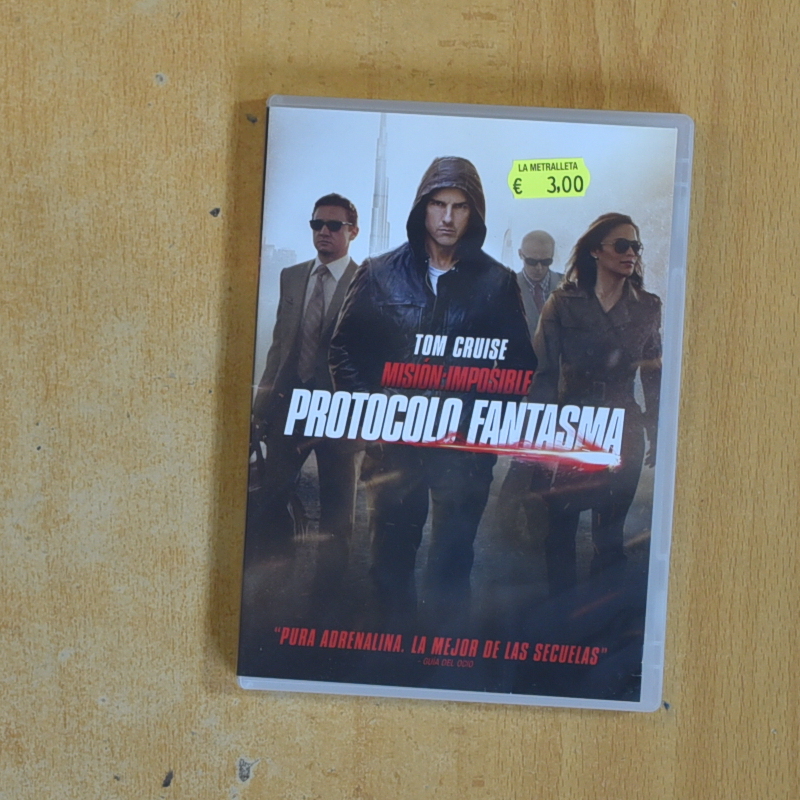 MISION IMPOSIBLE PROTOCOLO FANTASMA - DVD