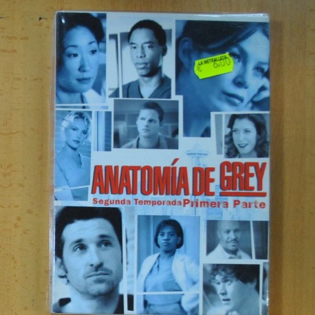 [270881] ANATOMIA DE GREY - SEGUNDA TEMPORADA PRIMERA PARTE - DVD