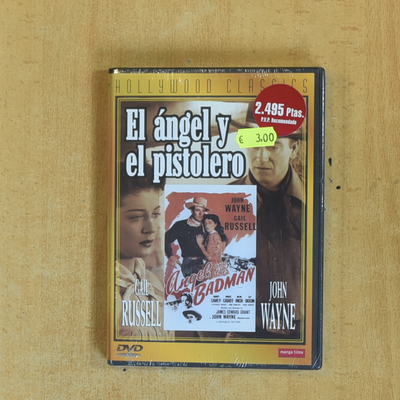 EL ANGEL Y EL PISTOLERO - DVD
