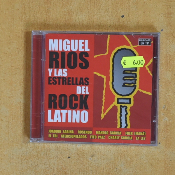 MIGUEL RIOS -MIGUEL RIOS Y LA ESTRELLAS DEL ROCK LATINO - CD