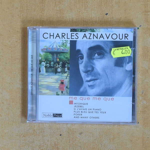 CHARLES AZNAVOUR - ME QUE ME QUE - CD