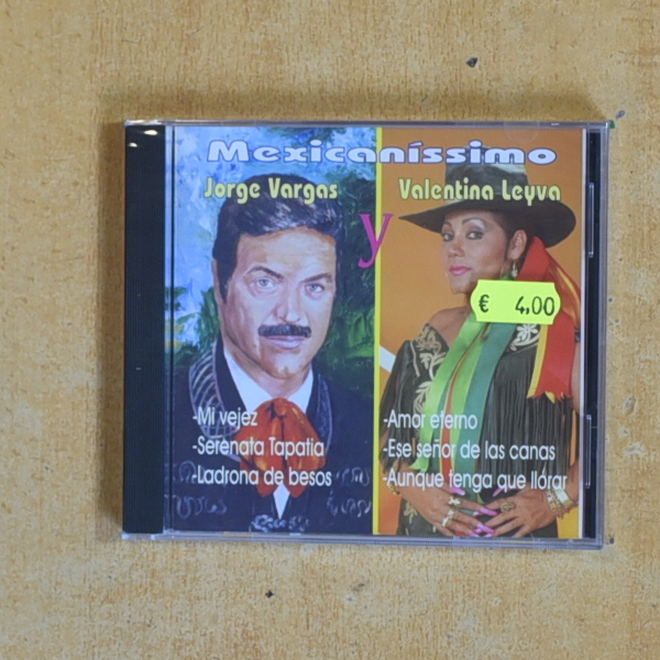JORGE VARGAS / VALENTINA LEYVA - MEXICANISSIMO - CD