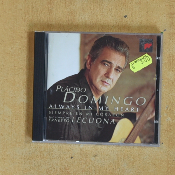 PLACIDO DOMINGO - ALWAYS IN MY HEART - CD
