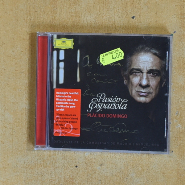 PLACIDO DOMINGO - PASION ESPAÑOLA - CD