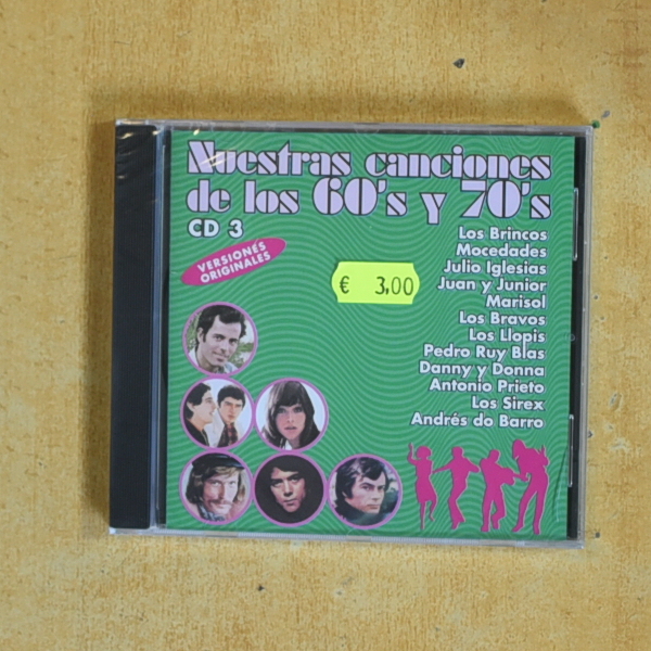 VARIOS - NUESTRAAS CANCIONES DE LOS 60S Y 70S - CD