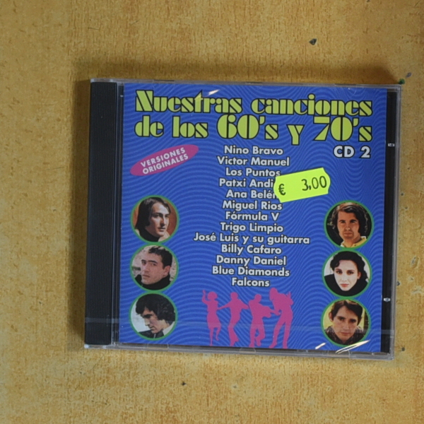 VARIOS - NUESTRAS CANCIONES DE LOS 60S Y 70S - CD