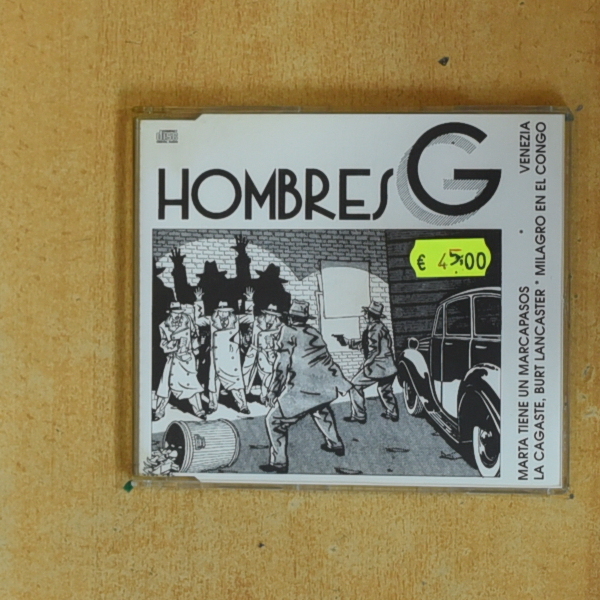 HOMBRES G - MARTA TIENE UN MARCAPASOS / VENEZIA / LA CAGASTE BURT LANCASTER / MILAGRO EN EL CONGO - CD SINGLE