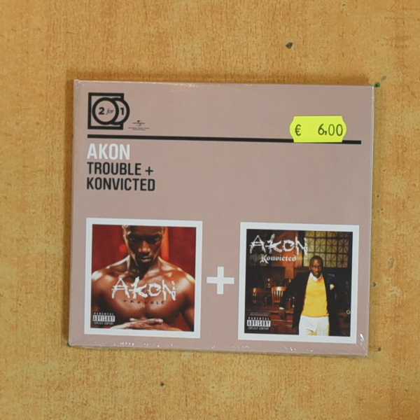 [430343] AKON - TROUBLE / KONVICTED - CD
