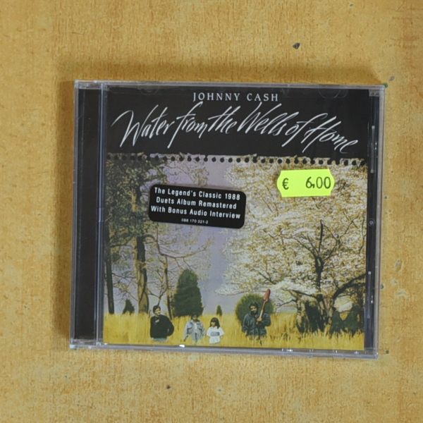 [430344] JOHNNY CASH - WATER FROM THE WELLS OF HOME - CD