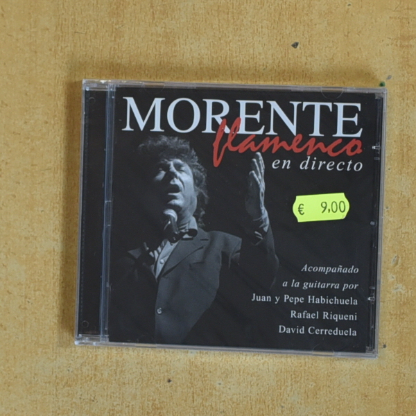 MORENTE - FLAMENCO EN DIRECTO - CD