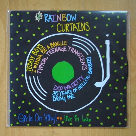 [273050] THE RAINBOW CURTAINS - GIRLS ON VINYL LIVE IN L.A. - TEDDY BOYS ( TAYLOR BOYS ) + 5 - EP