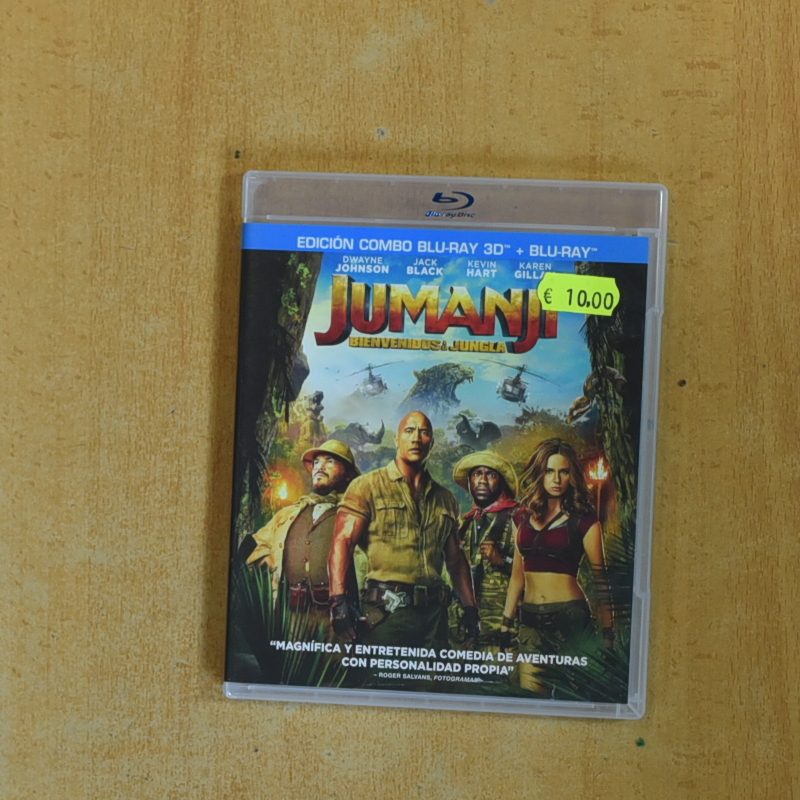 JUMANJI BIENVENIDOS A LA JUNGLA - BLURAY
