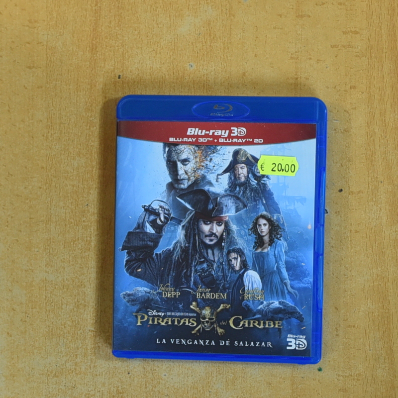 PIRATAS DEL CARIBE LA VENGANZA DE SALAZAR - BLURAY