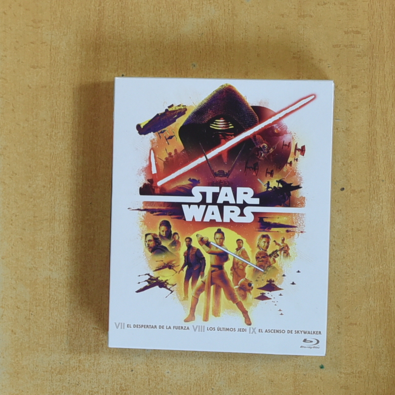 STAR WARS EL DESPERTAR DE LA FUERZA / LOS ULTIMOS JEDI / EL ASCENSO DE SKYWALKER - BLURAY