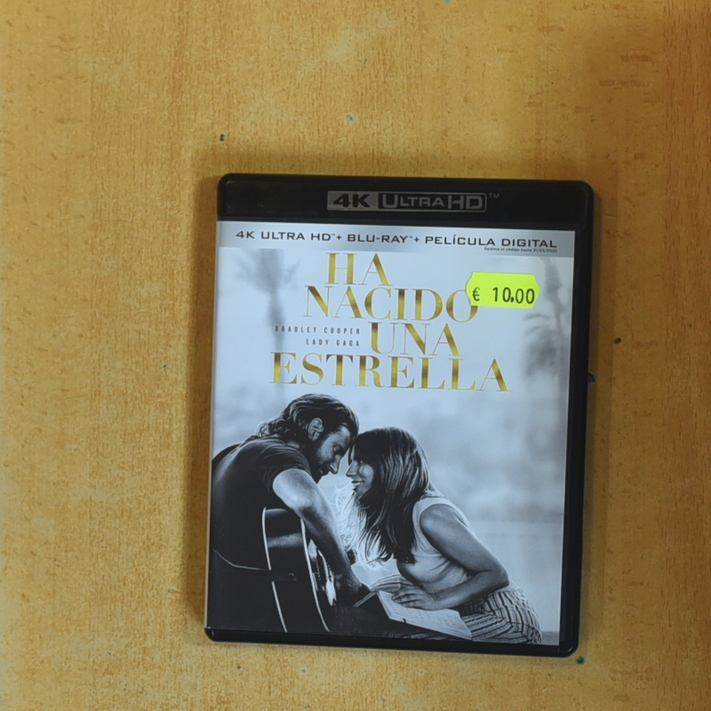 HA NACIDO UNA ESTRELLA 4K - BLURAY