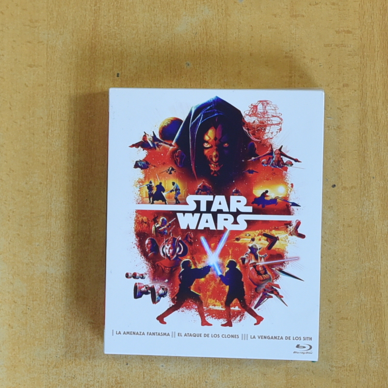STAR WARS LA AMENAZA FANTASMA / EL ATAQUE DE LOS CLONES / LA VENGANZA DE LOS SITH - BLURAY