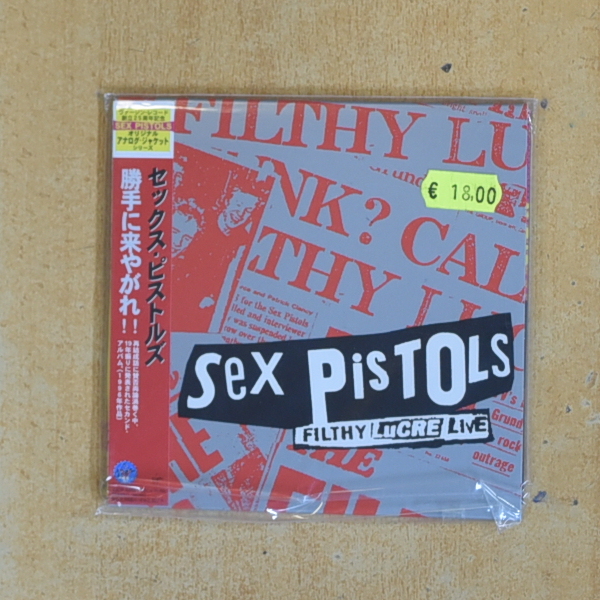 [430688] SEX PISTOLS - FILTHY LUCRE LIVE - ED JAPONESA CD