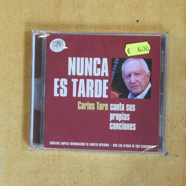 CARLOS TORO - NUNCA ES TARDE - CD