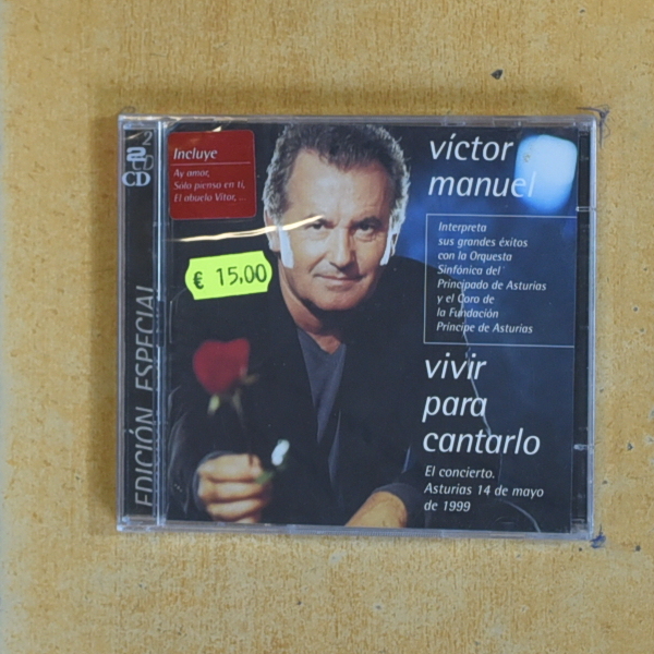 VICTOR MANUEL - VIVIR PARA CANTARLO - CD
