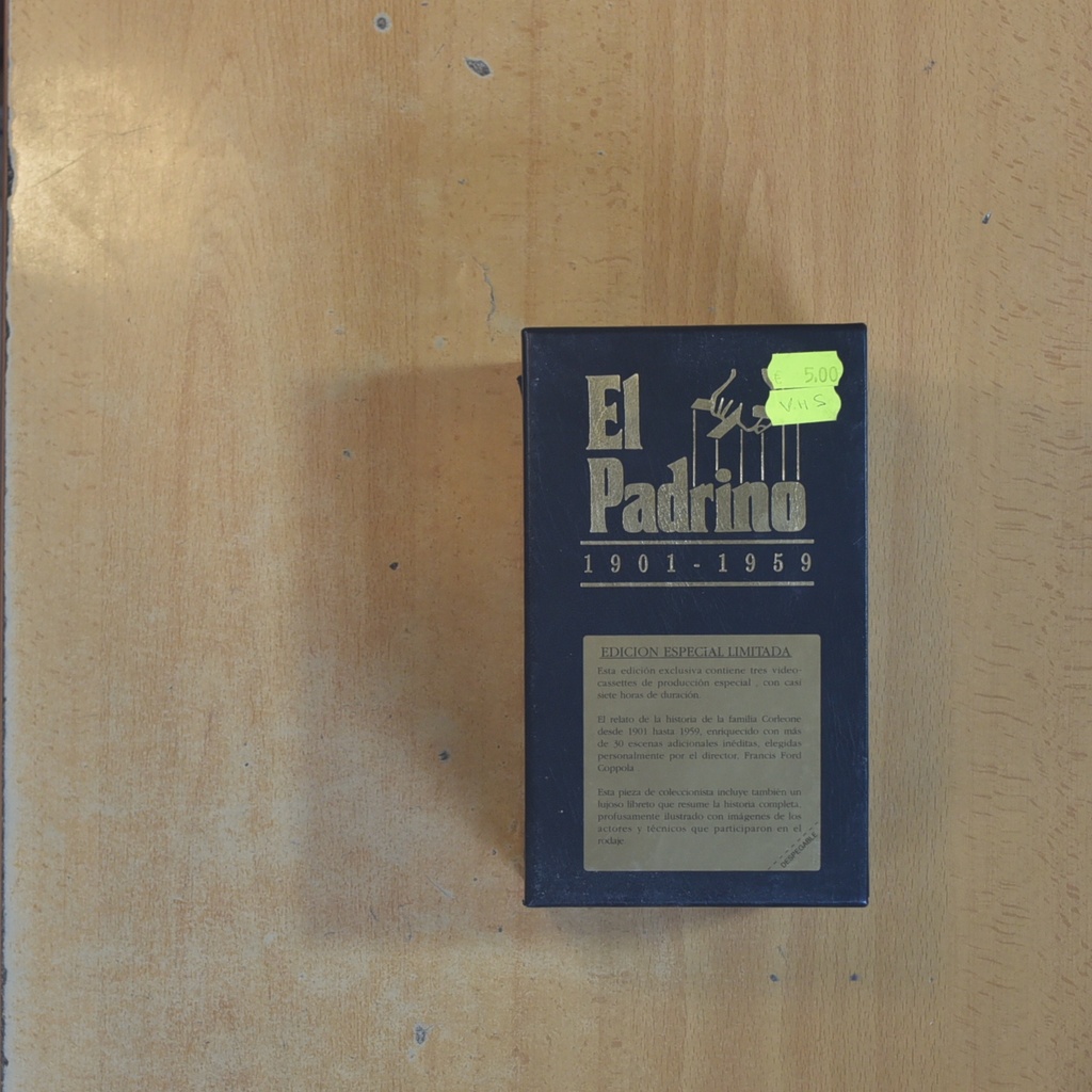 TRILOGIA EL PADRINO - VHS