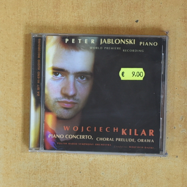 PETER JABLONSKI - PIANO CONCERTO CHORAL PRELUDE ORAWA - CD