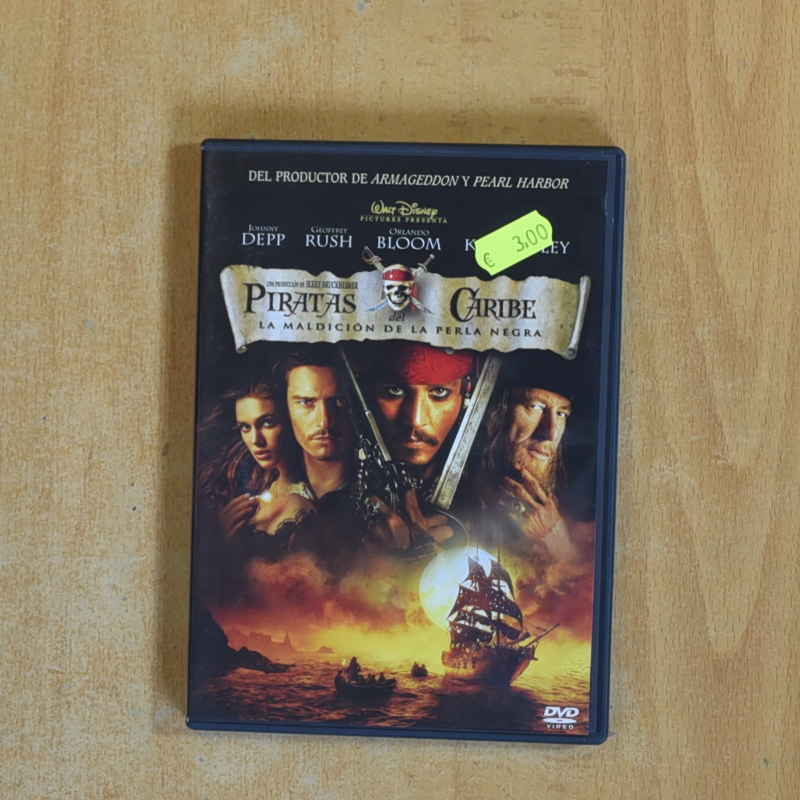 PIRATAS DEL CARIBE LA MALDICION DE LA PERLA NEGRA - DVD