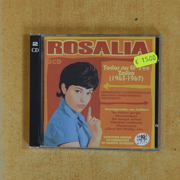[431287] ROSALIA - TODOS SUS EPS EN ZAFIRO 1963 / 1967 - CD