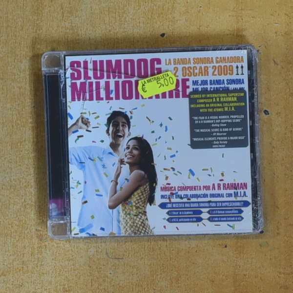 A R RAHMAN - SLUMDOG MILLIONAIRE - CD