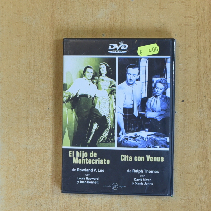 EL HIJO DE MONTECRISTO / CITA CON VENUS - DVD