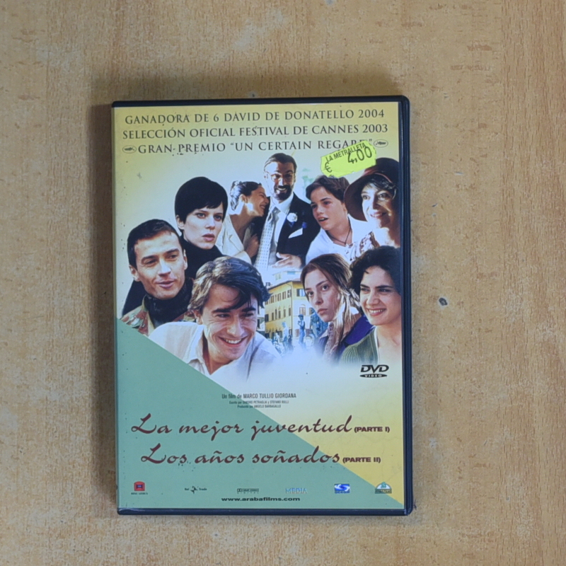 LA MEJOR JUVENTUD LOS AÑOS SOÑADOS - DVD