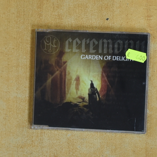 CEREMONY - GARDEN OF DELIGHT - CD SINGLE