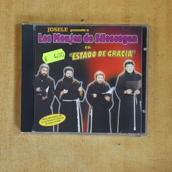 [432275] JOSELE PRESENTA A LOS MONJES DE SILOSCOGEN - EN ESTADO DE GRACIA - CD