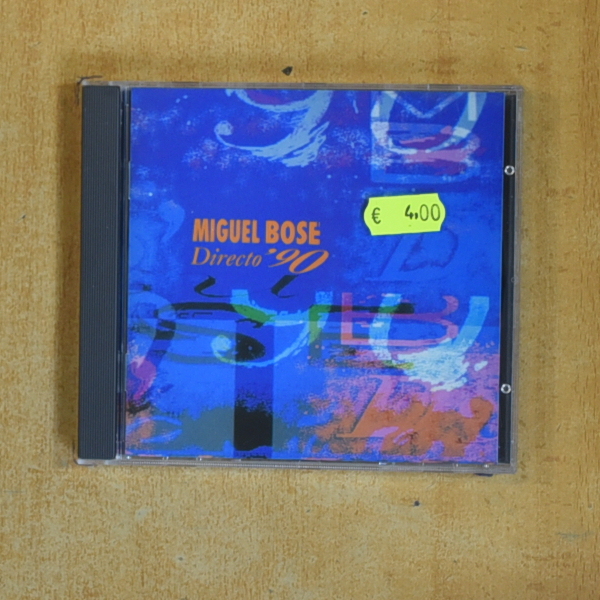[432283] MIGUEL BOSE - DIRECTO 90 - CD