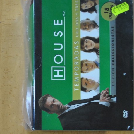 HOUSE - PRIMERA SEGUNDA Y TERCERA TEMPORADA - DVD