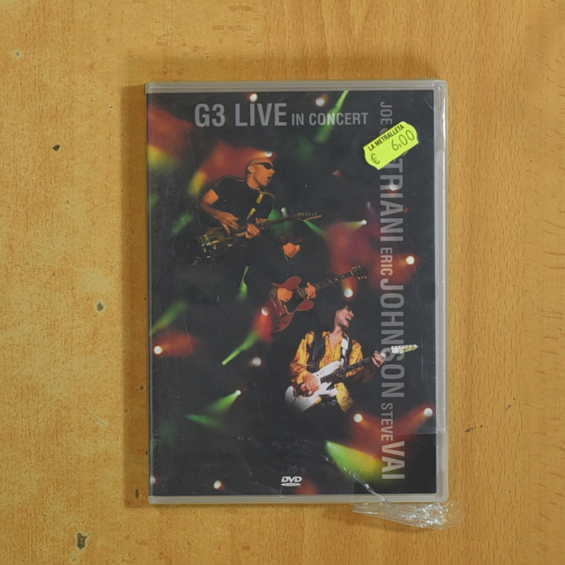 JOE SATRIANI / ERIC JOHNSON / STEVE VAI - G3 LIVE IN CONCERT - CD