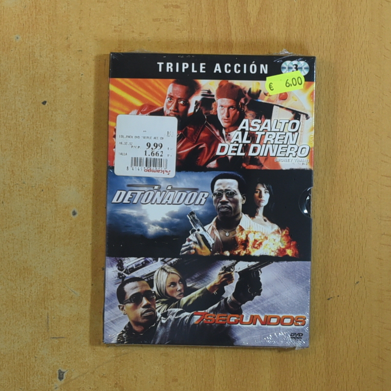 ASALTO AL TREN DEL DINERO / EL DETONADOR / 7 SEGUNDOS - DVD